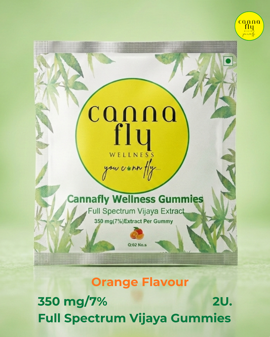 Cannafly Wellness Gummies 350mg (7%) - 2U