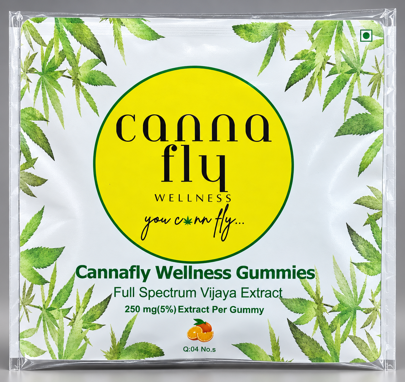 Cannafly Wellness Gummies 250mg(5%) 4 Units Trial Pack